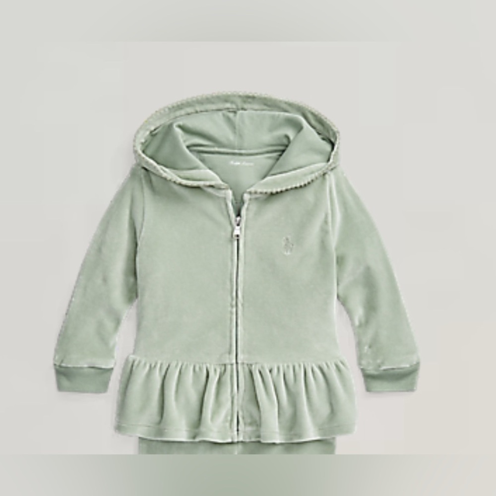 RALPH LAUREN Velour Hoodie- 6M